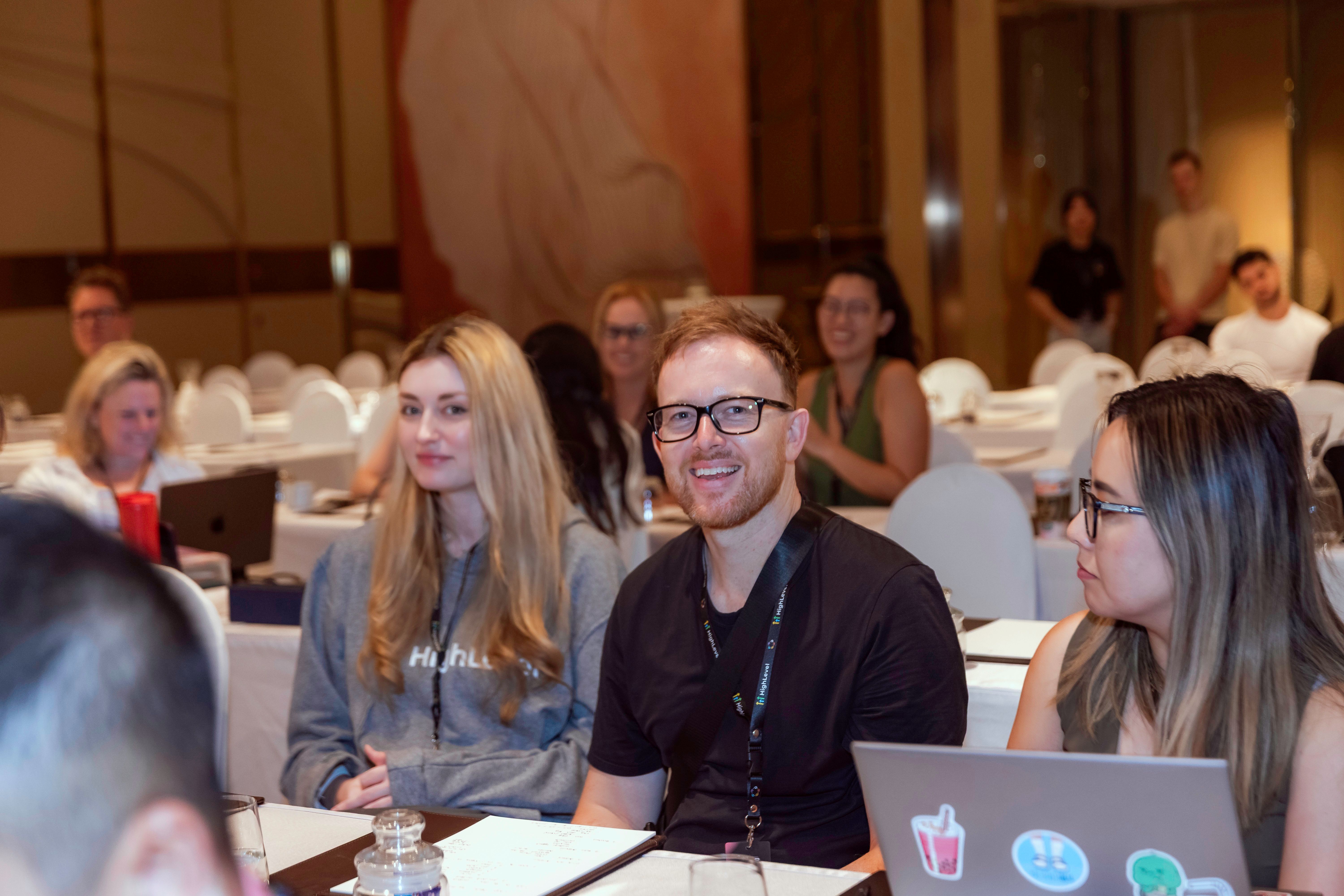 Jim Ferguson in the audience at the Saigon SEO Conference, 2025